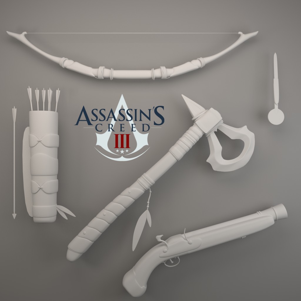 Assassin's creed III weapon set preview image 1